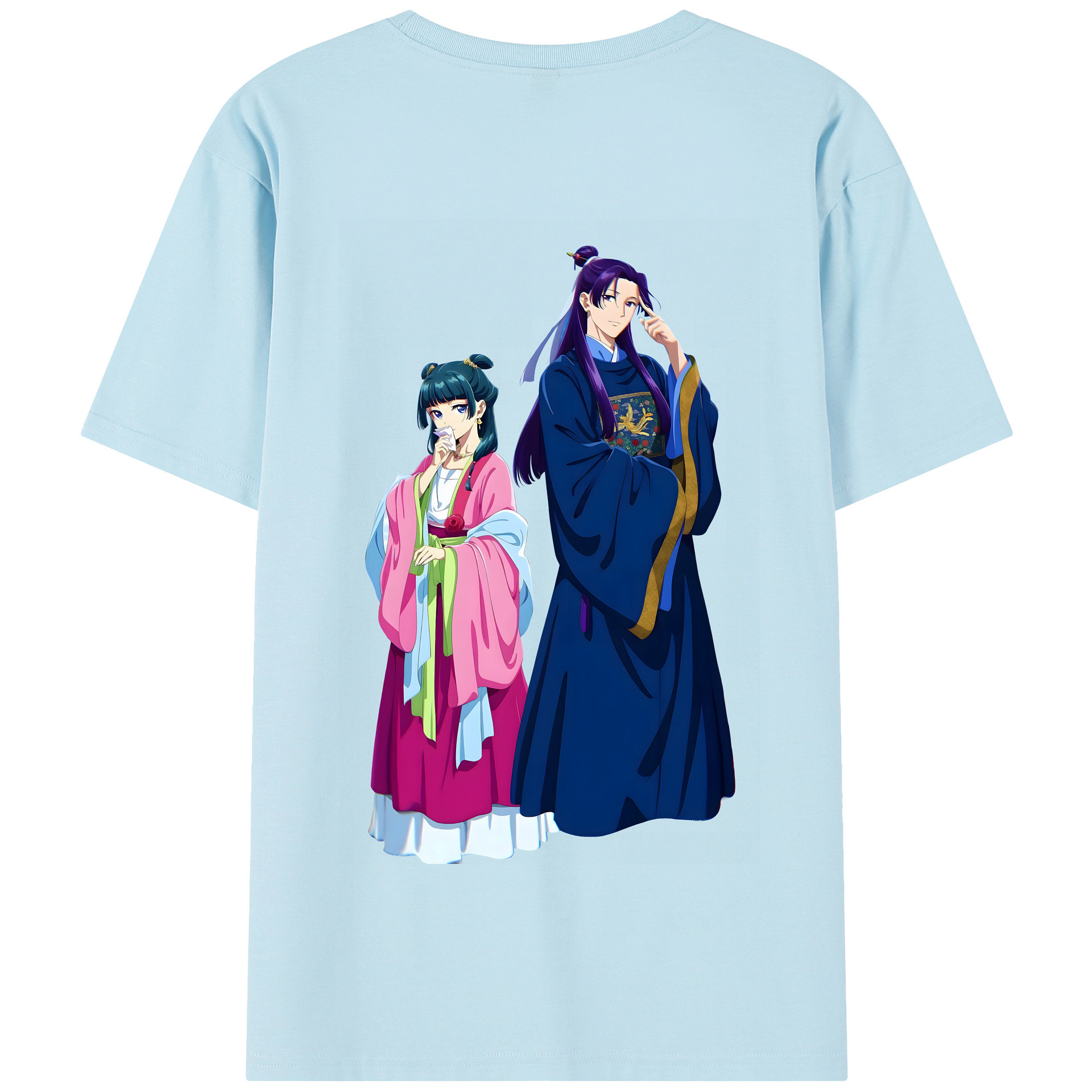 （画像用） 薬屋のひとりごと The Apothecary Diaries 綿100％半袖Tシャツ（背面プリント）
